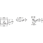 Roca A327683000 ONA 掛牆面盆